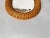 Mid-Century French Riviera Rattan and Bamboo Oval Wall Mirror, Italy, 1960s For Sale - Image 4 of 9