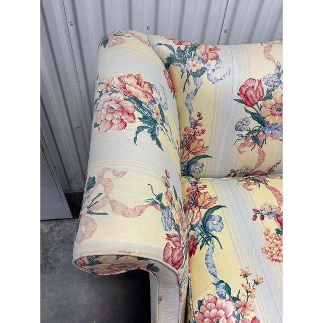 Southwood & Co. Traditional Floral Upholstered Sofa by Southwood Reproductions For Sale - Image 4 of 12