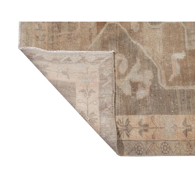 Mid 20th Century Vintage Washed Out Kars Wool Rug For Sale - Image 5 of 6