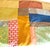 Textile Retro 1960s Handmade Quilt With Vintage Fabric Panels and Velvet Ribbon Trim For Sale - Image 7 of 9