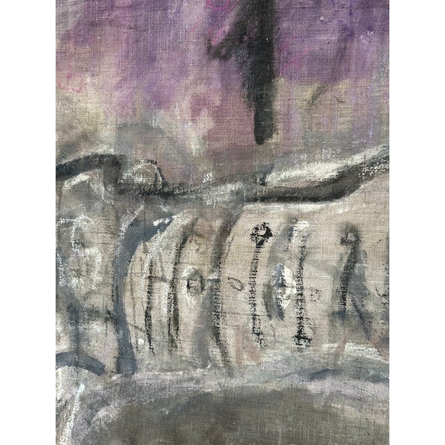 Large Abstract Painting by Roderick Coles For Sale - Image 6 of 11