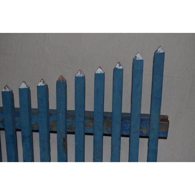 Rustic Cornflower Blue Farm Fence Chairish