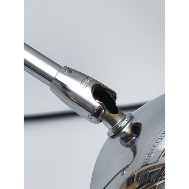 Metal Chrome-Plated Table Lamp with Counterweight from Hustadt Leuchten, Germany, 1970s For Sale - Image 7 of 12