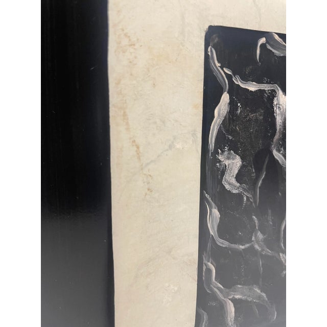 Italian Florentine Faux Marble Hand Painted Tole Cachepot For Sale - Image 10 of 12