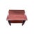 Asian Oriental Rosewood Brown Square Legs Rectangular Side Table Display Stand For Sale - Image 3 of 6