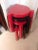 1960s Stools in Red and Black from Kartell, Set of 5 For Sale - Image 5 of 13
