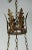 Gold Miamar Twelve-Light Wrought Iron Chandelier With Gilt Finish For Sale - Image 8 of 9