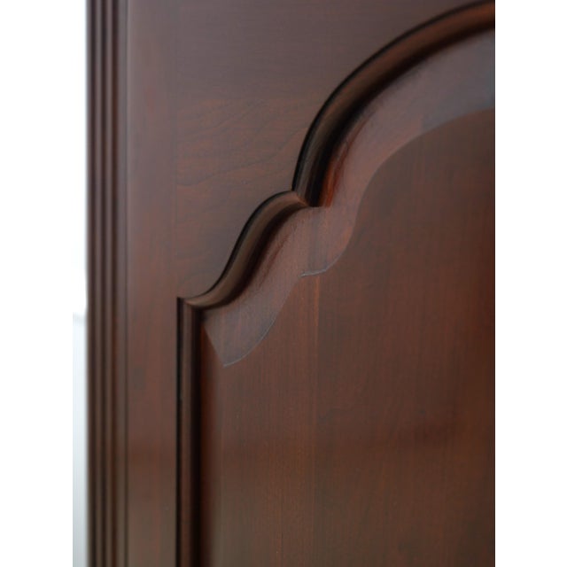 Ethan Allen Georgian Court Cherry Tv Entertainment Cabinet For Sale - Image 14 of 18