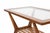 Vintage Coffee Table, wood and glass Italian Production, 1950s/60s. Good condition.