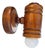 Danish Architectural T45 Wall Sconce Light in Pine, 1960s For Sale
