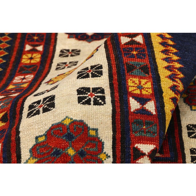 Late 19th Century Caucasian Kazak Rug, 03'08 X 06'01 For Sale In Dallas - Image 6 of 10