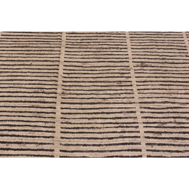 Textile Large Modern Geometric Area Rug For Sale - Image 7 of 9