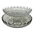 Antique Irish Tipperary Waterford Glass Cut Crystal Georgian Circular Bowl Tray For Sale