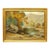 Hudson River School Oil on Canvas Painting of a River Scene by A. Hirshing C1935 For Sale