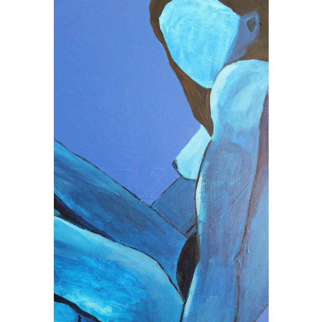 Discover "Woman in the Moonlight," a unique figurative painting by artist Bodasca. This work captures the essence of a...