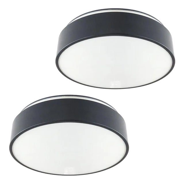Lundofte Flush Mount Light by Kay Boeck-Hansen for Lyfa, 1972 For Sale