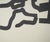 Eduardo CHILLIDA (1924-2002) (after) Black and white abstraction Lithograph after a painting by the artist Signed in the...