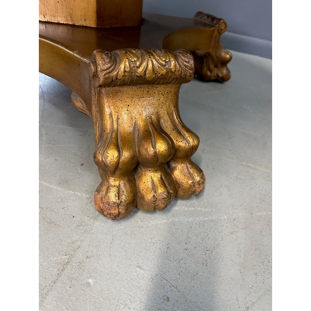 20th Century Hollywood Regency Coffee Table With Marble Top For Sale In Philadelphia - Image 6 of 8