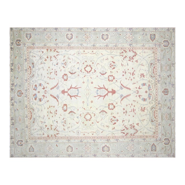 1960s Egyptian Sultanabad Rug For Sale