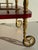 1970s 1970s Aldo Tura Red Parchment Bar Cart, Attributed For Sale - Image 5 of 12