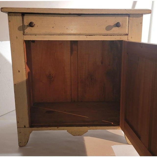 19Thc Original Oyster Painted Cabinet | Chairish