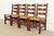 Gustav Stickley Antique Mission Oak Arts & Crafts Ladder Back Dining Chairs, Set of Four For Sale - Image 9 of 9