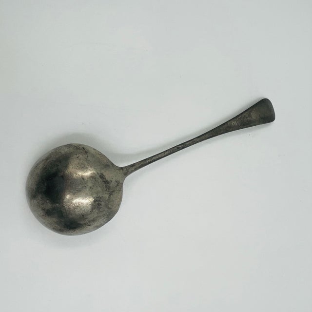 Early 19th Century Rustic German Pewter Ladle For Sale - Image 14 of 17