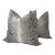 Hollywood Regency Vern Yip Antelope in Grey Down Filled Pillows - a Pair For Sale