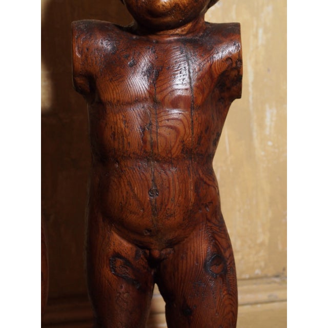 Italian 18th Century Angels - a Pair For Sale - Image 9 of 10