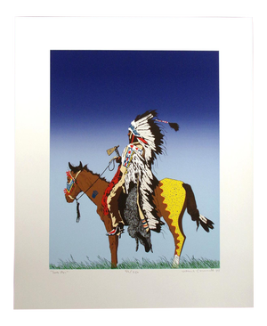 Ward Churchill" Sans Arc" Hand Signed Ltd Ed Fine Art Serigraph