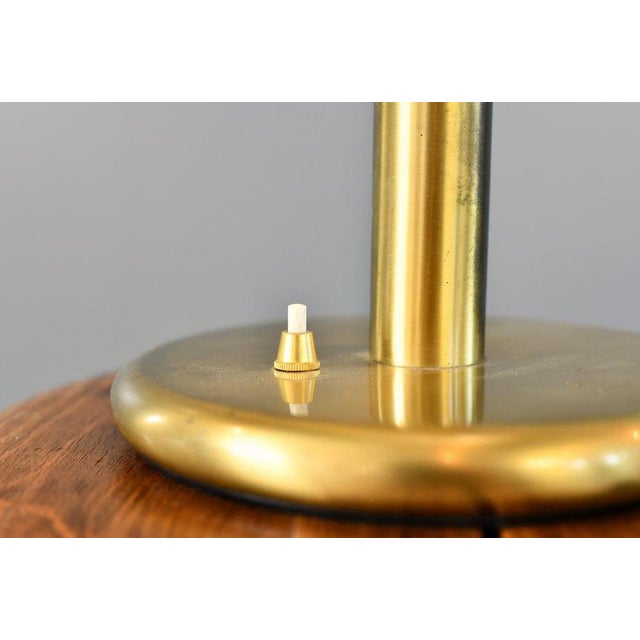 Gold Large Mid-Century Table Lamp by Hillebrand, 1960s For Sale - Image 8 of 10