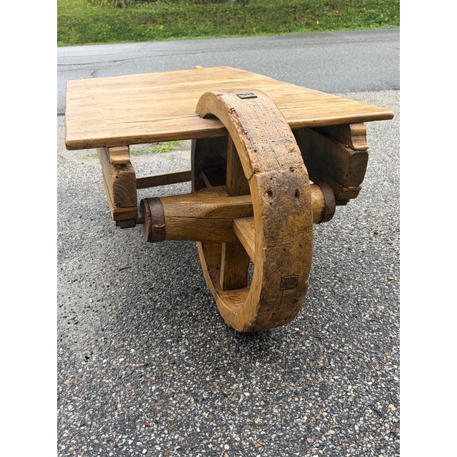 Mid 20th Century Antique Wheelbarrow Coffee Table For Sale - Image 5 of 10
