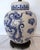 1960s Vintage Large Blue & White Chinoiserie Dragon Ginger Jar Table Lamp For Sale - Image 5 of 11