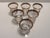 Murano Wine Glasses with Gilt Medici Rims, 1970s, Set of 6 For Sale - Image 10 of 11