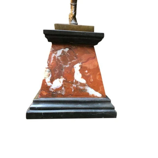 Art Deco Style Bronze Ballerina on Marble Base by J. B. Deposee For Sale - Image 10 of 13