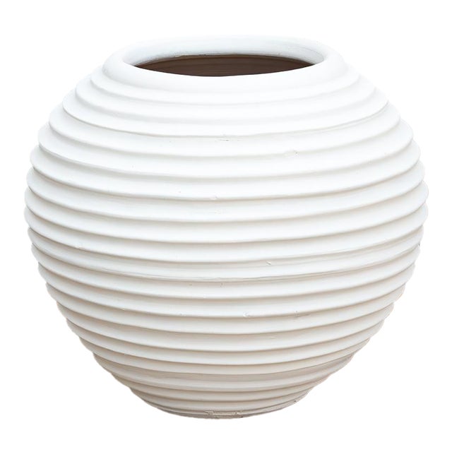 Modern White Mediterranean Beehive Planter For Sale
