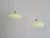 Art Deco Pendant Lights in Speckled Glass, 1930s, Set of 2 For Sale - Image 12 of 12