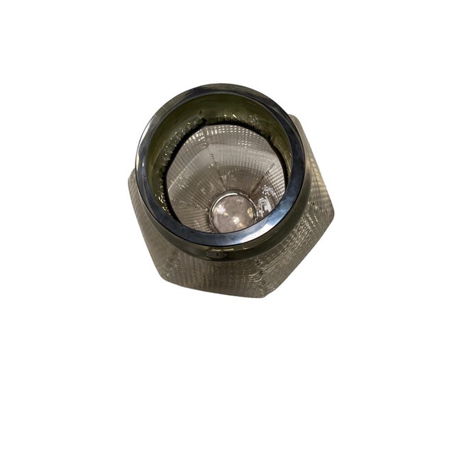 Bronze Color Large Glass Vase For Sale - Image 4 of 5