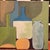 Mid Century Modern Still Life in Oil Beautiful and honestly painted from the artists eye. Flat but not. Beautiful Teal...