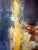 Pair of original abstract paintings on copper by Cincinnati artist Ken Rausch. Each piece measures 11” square by 1.5” deep...
