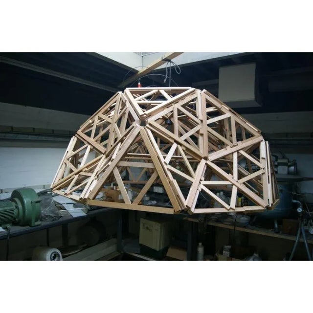 Contemporary Geodesic Pendant Light by Paul Heijnen For Sale - Image 3 of 9