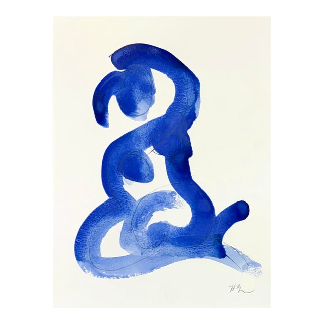 Blue Gesture No 20 For Sale