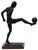 Soccer Player, German Art Deco Patinated Bronze Sculpture, ca. 1930’s For Sale - Image 9 of 12