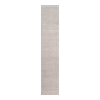 Rug & Kilim’s Oversized Contemporary Textural Solid Rug in Ivory Tones For Sale