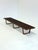 Mid-Century Modern Vintage Long Platform Slatted Bench in Teak by George Nelson, 1970s For Sale - Image 3 of 12