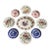 English Wall Plate Grouping / Collection - Set of 9 Mid-Century Plates For Sale