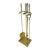 Equestrian Cast Brass Fireplace Tools Horse Head Motif For Sale