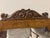 Antique Octagonal Mirror in Burl Wood with Carved Scroll Pediment, 1890s For Sale - Image 4 of 8