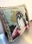 Boho Chic Shih Tzu Needlepoint Velvet Back Pillow For Sale - Image 3 of 3