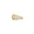 Contemporary Mens Presidential Style Diamond Cluster Ring 14k Two-Toned, Size 6 For Sale - Image 3 of 6